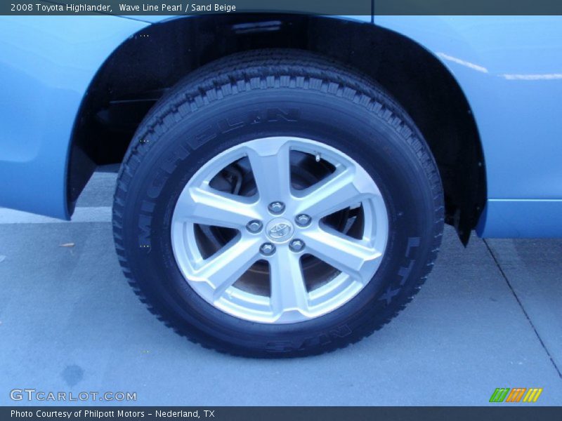 Wave Line Pearl / Sand Beige 2008 Toyota Highlander