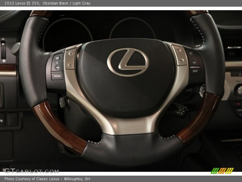 Obsidian Black / Light Gray 2013 Lexus ES 350