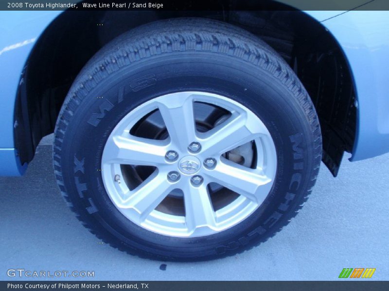 Wave Line Pearl / Sand Beige 2008 Toyota Highlander