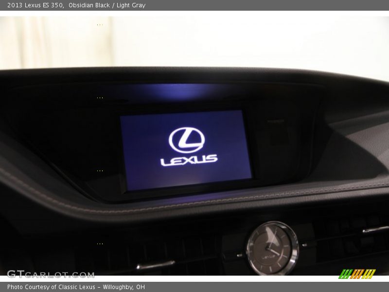 Obsidian Black / Light Gray 2013 Lexus ES 350