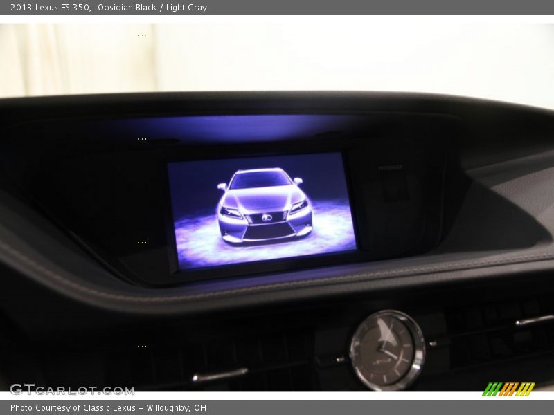 Obsidian Black / Light Gray 2013 Lexus ES 350
