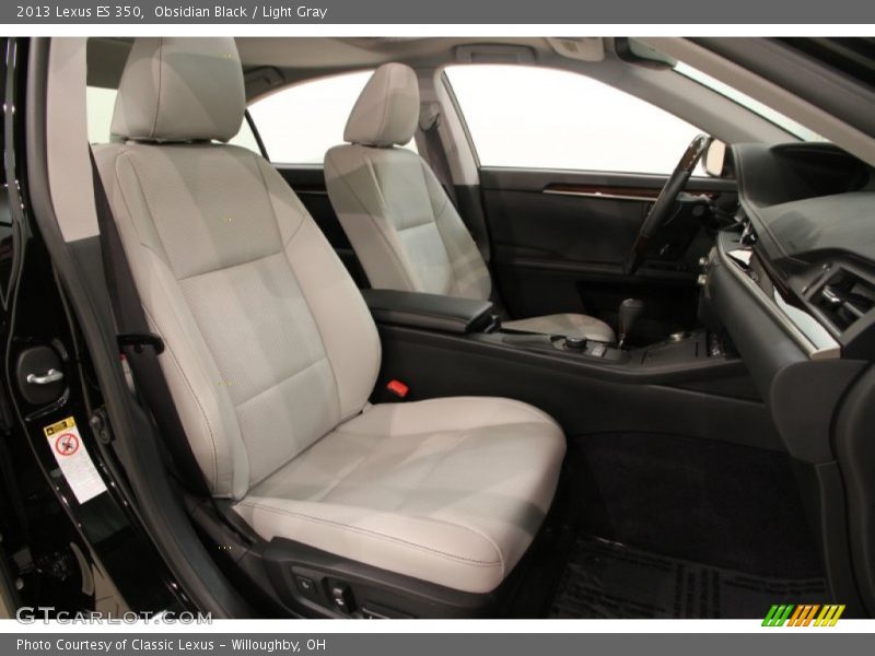 Obsidian Black / Light Gray 2013 Lexus ES 350