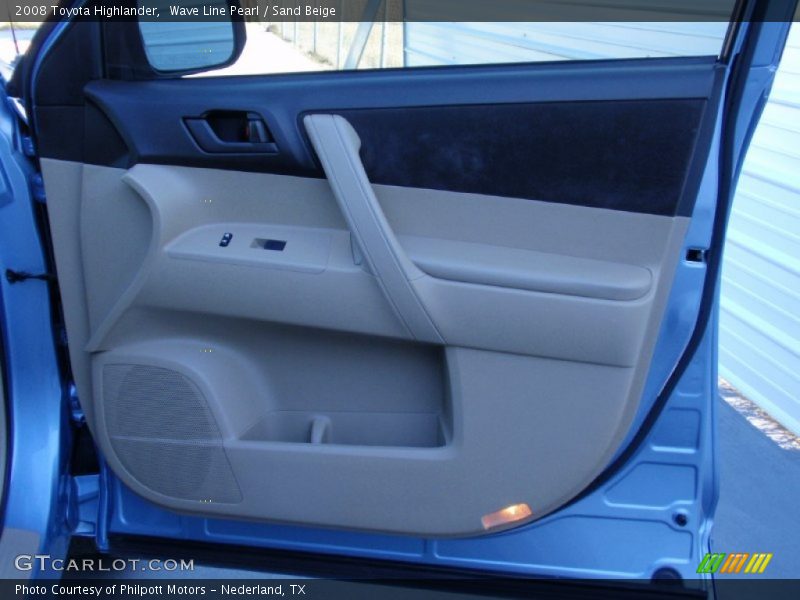 Wave Line Pearl / Sand Beige 2008 Toyota Highlander