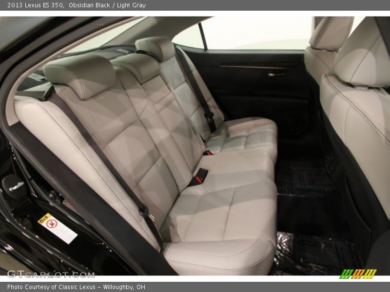 Obsidian Black / Light Gray 2013 Lexus ES 350