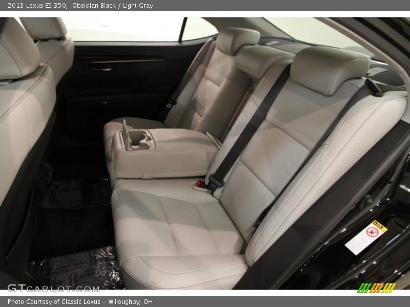 Obsidian Black / Light Gray 2013 Lexus ES 350