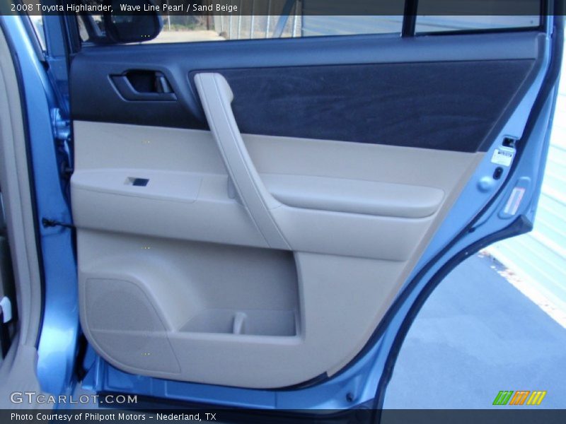 Wave Line Pearl / Sand Beige 2008 Toyota Highlander