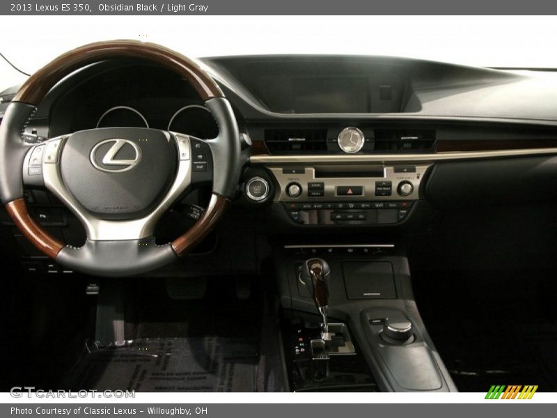 Obsidian Black / Light Gray 2013 Lexus ES 350