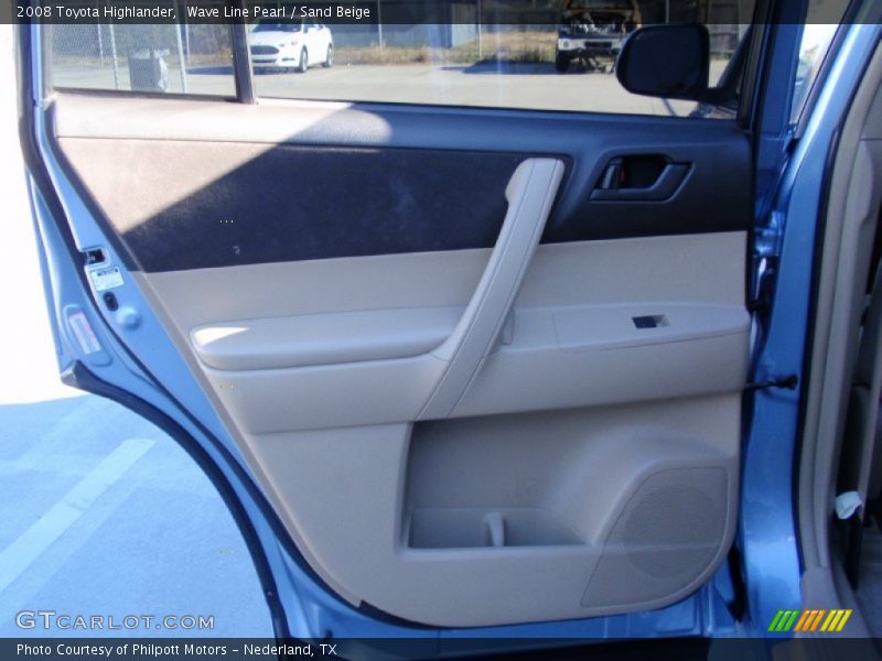Wave Line Pearl / Sand Beige 2008 Toyota Highlander