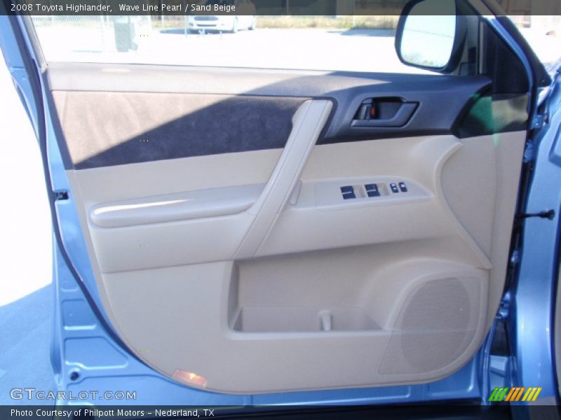 Wave Line Pearl / Sand Beige 2008 Toyota Highlander