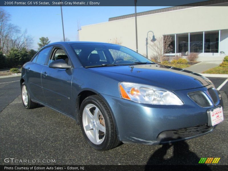 Stealth Gray Metallic / Ebony 2006 Pontiac G6 V6 Sedan