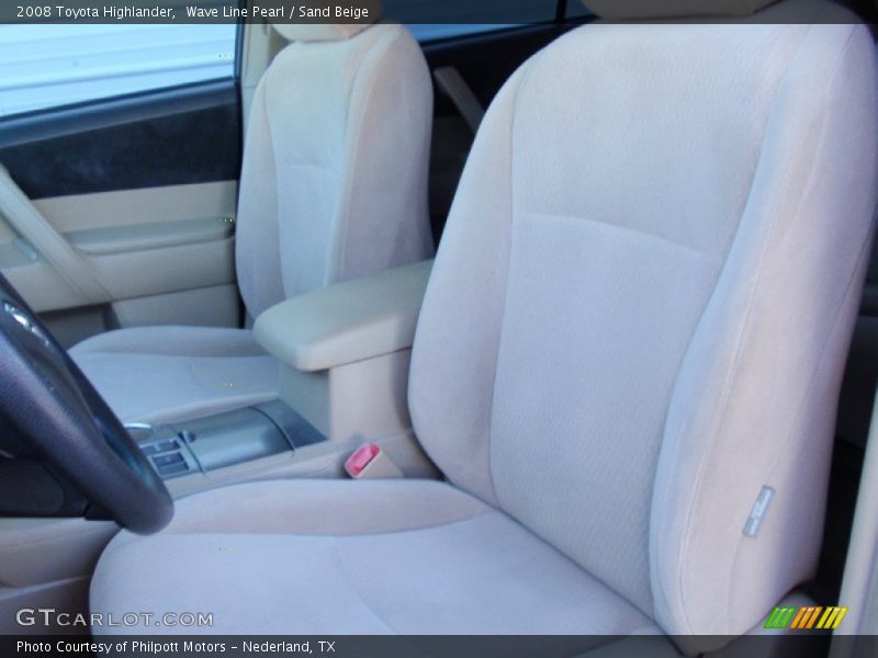 Wave Line Pearl / Sand Beige 2008 Toyota Highlander