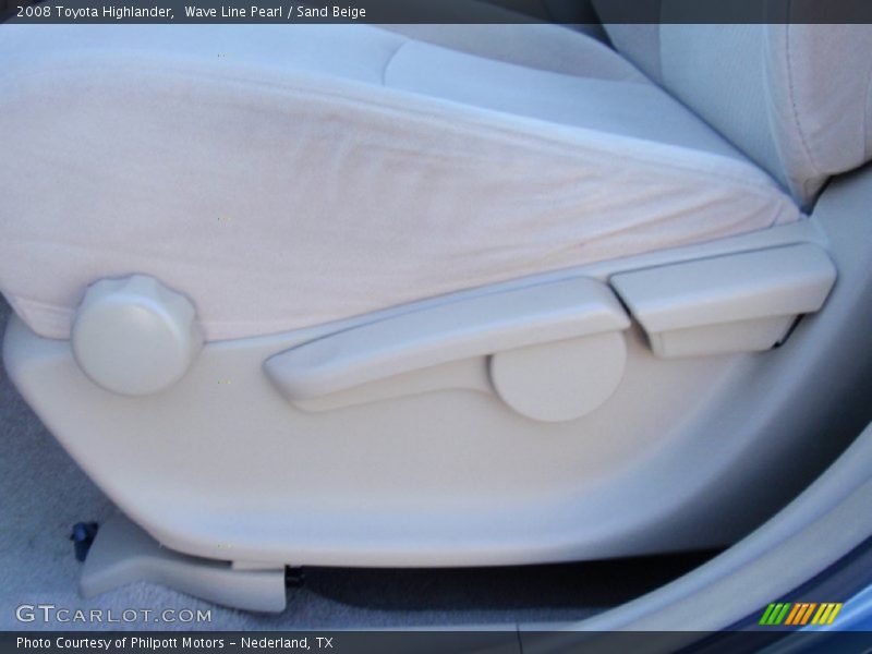 Wave Line Pearl / Sand Beige 2008 Toyota Highlander