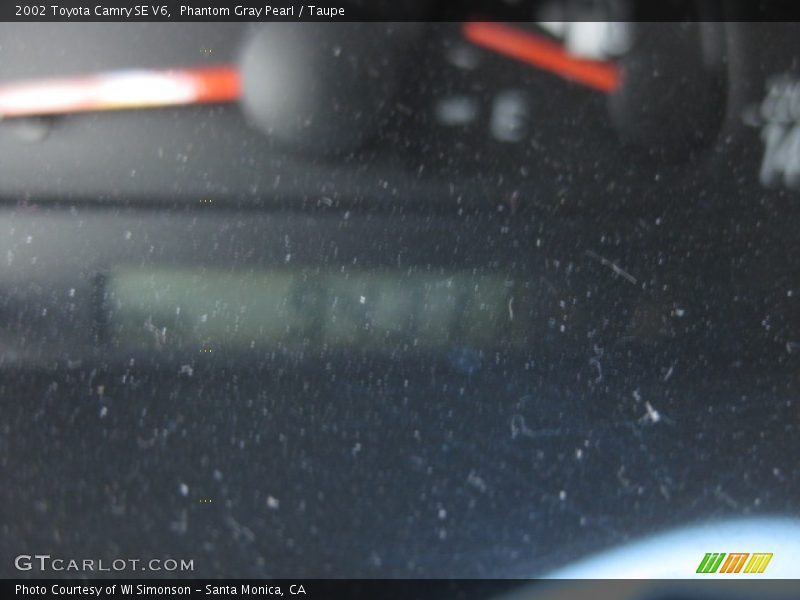 Phantom Gray Pearl / Taupe 2002 Toyota Camry SE V6
