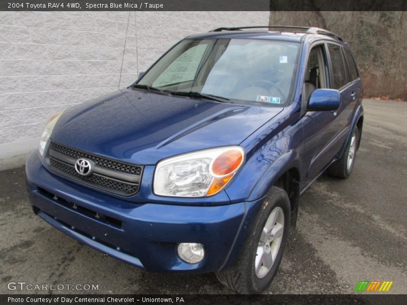 Spectra Blue Mica / Taupe 2004 Toyota RAV4 4WD