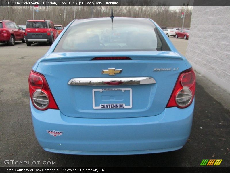 Cool Blue / Jet Black/Dark Titanium 2014 Chevrolet Sonic LT Sedan
