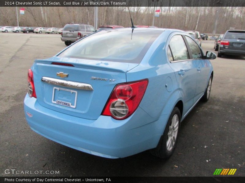 Cool Blue / Jet Black/Dark Titanium 2014 Chevrolet Sonic LT Sedan