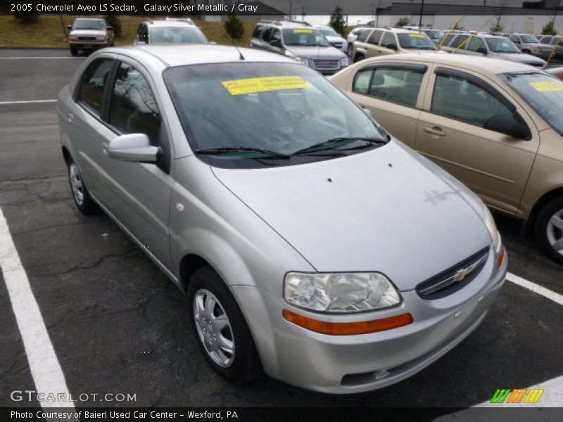 Galaxy Silver Metallic / Gray 2005 Chevrolet Aveo LS Sedan