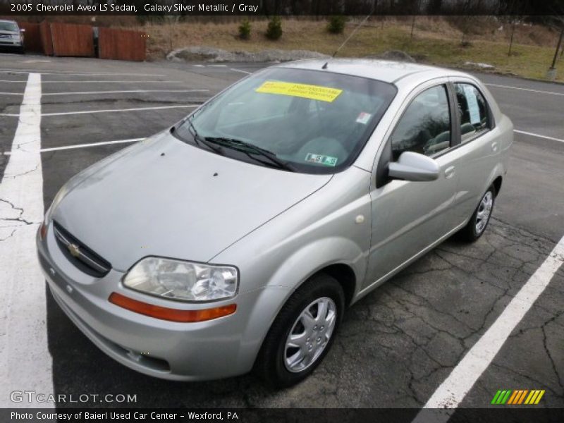 Galaxy Silver Metallic / Gray 2005 Chevrolet Aveo LS Sedan