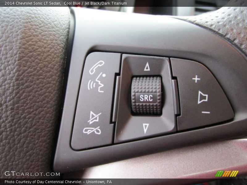 Cool Blue / Jet Black/Dark Titanium 2014 Chevrolet Sonic LT Sedan