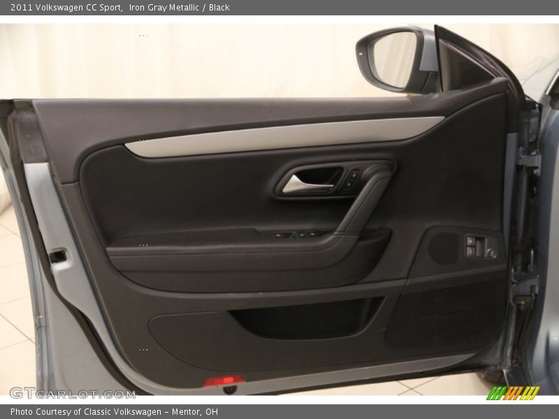 Iron Gray Metallic / Black 2011 Volkswagen CC Sport