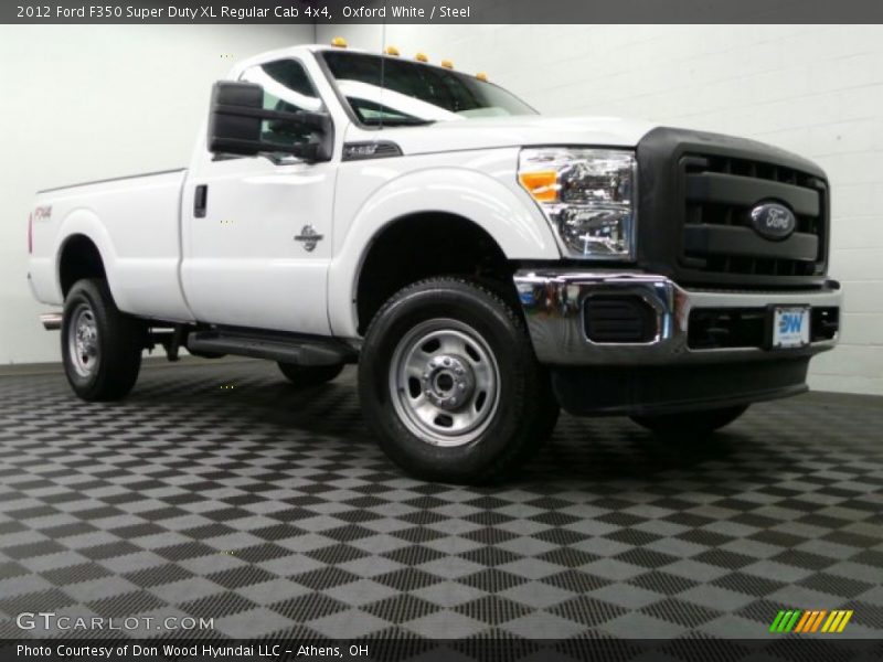 Oxford White / Steel 2012 Ford F350 Super Duty XL Regular Cab 4x4
