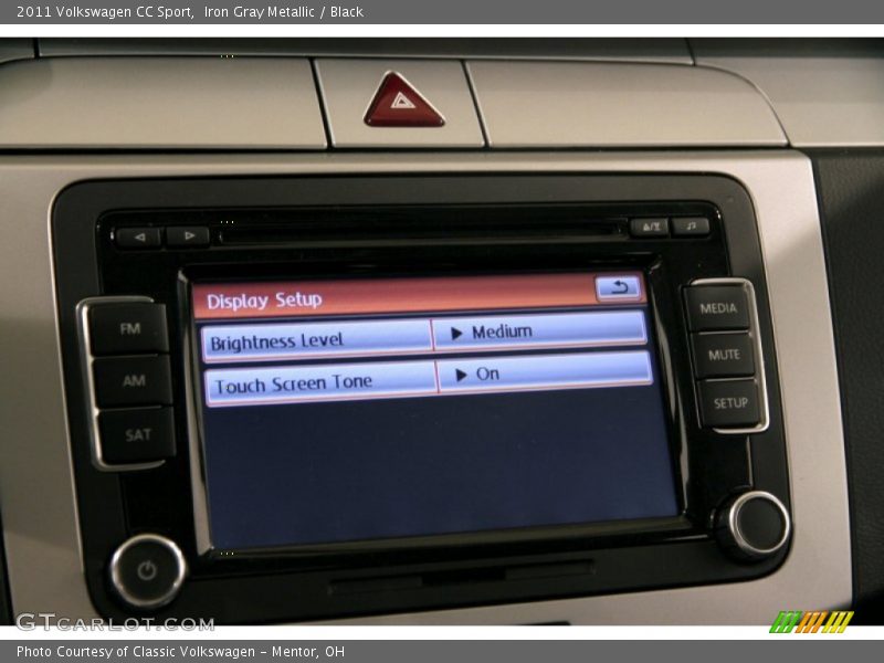 Iron Gray Metallic / Black 2011 Volkswagen CC Sport