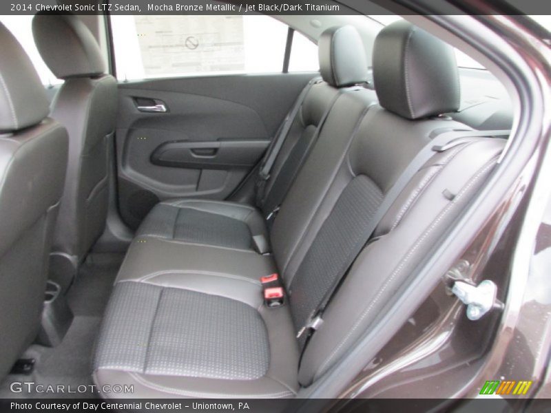 Mocha Bronze Metallic / Jet Black/Dark Titanium 2014 Chevrolet Sonic LTZ Sedan