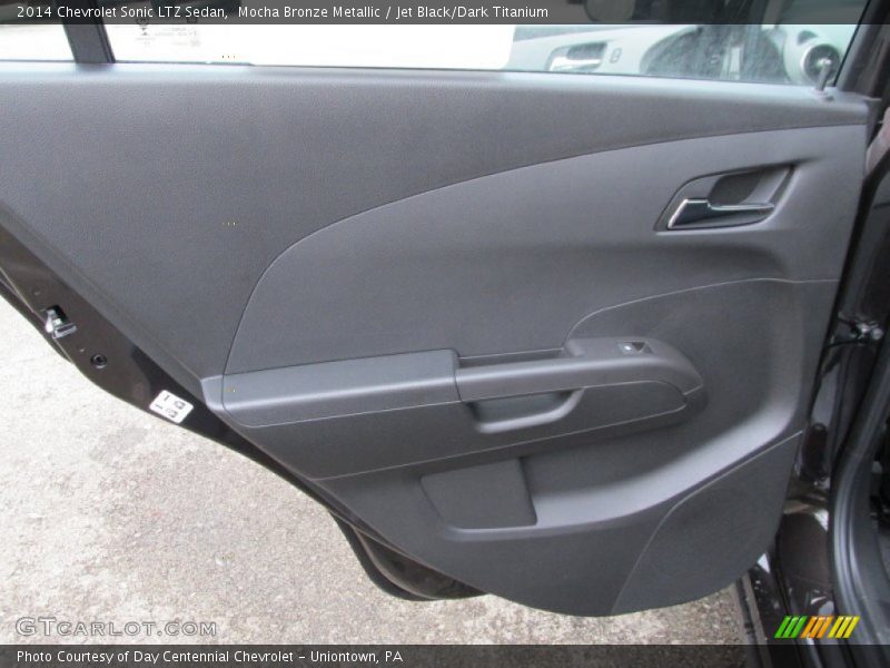 Mocha Bronze Metallic / Jet Black/Dark Titanium 2014 Chevrolet Sonic LTZ Sedan