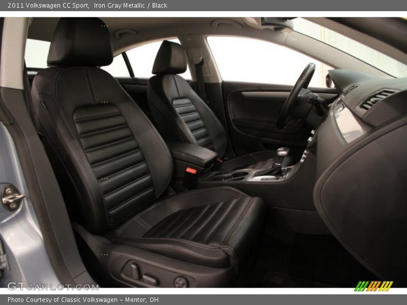 Iron Gray Metallic / Black 2011 Volkswagen CC Sport