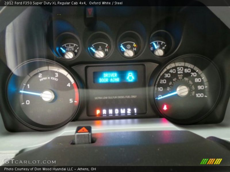 Oxford White / Steel 2012 Ford F350 Super Duty XL Regular Cab 4x4