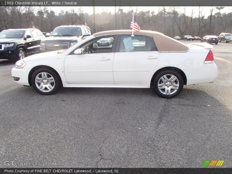 White / Neutral 2009 Chevrolet Impala LT