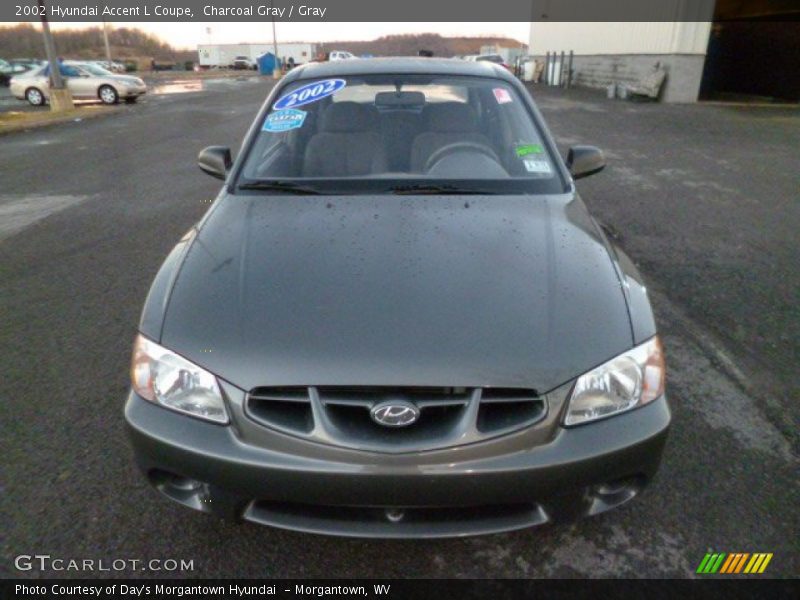 Charcoal Gray / Gray 2002 Hyundai Accent L Coupe