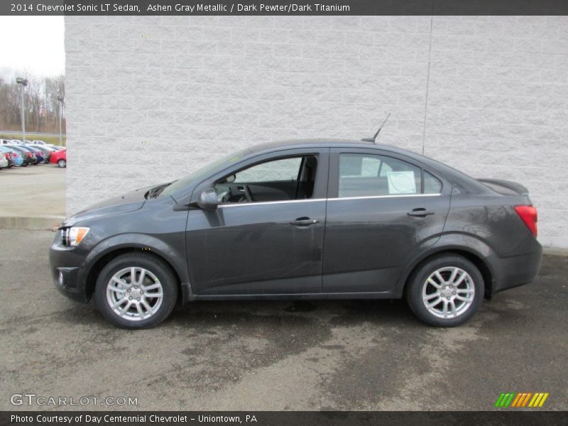 Ashen Gray Metallic / Dark Pewter/Dark Titanium 2014 Chevrolet Sonic LT Sedan