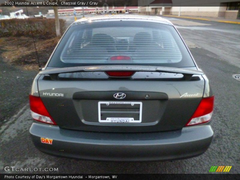 Charcoal Gray / Gray 2002 Hyundai Accent L Coupe