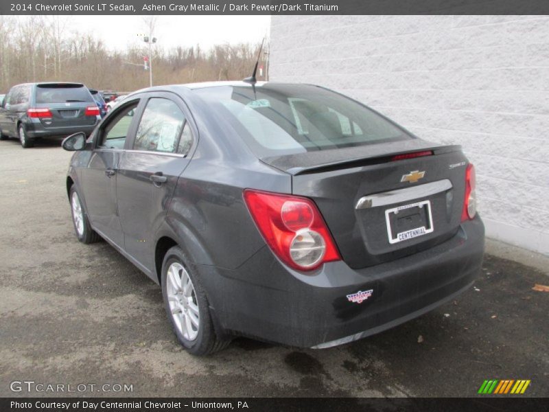 Ashen Gray Metallic / Dark Pewter/Dark Titanium 2014 Chevrolet Sonic LT Sedan