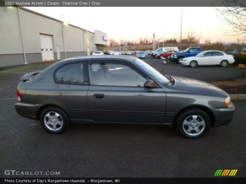  2002 Accent L Coupe Charcoal Gray