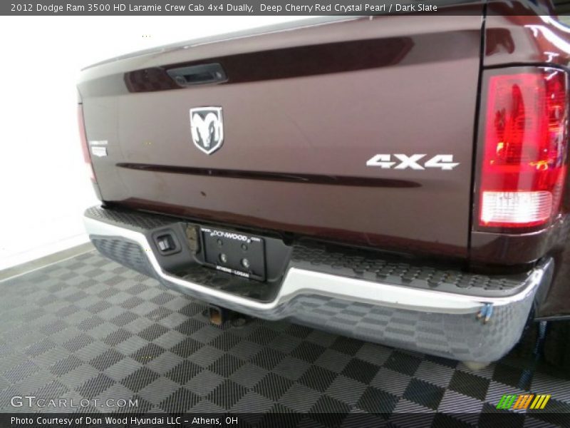 Deep Cherry Red Crystal Pearl / Dark Slate 2012 Dodge Ram 3500 HD Laramie Crew Cab 4x4 Dually