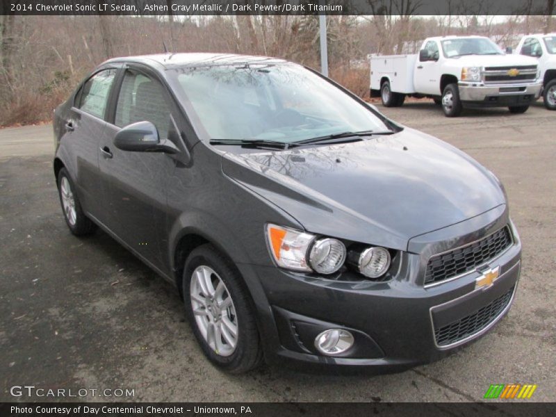 Ashen Gray Metallic / Dark Pewter/Dark Titanium 2014 Chevrolet Sonic LT Sedan