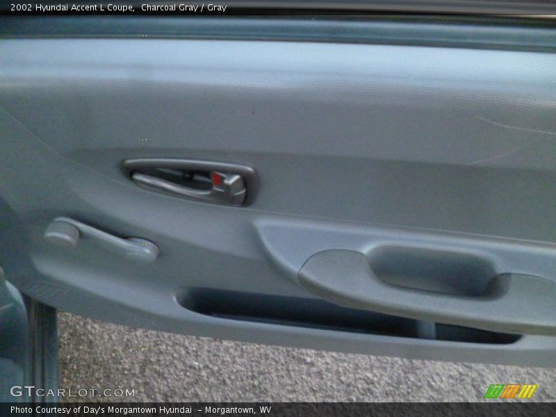 Charcoal Gray / Gray 2002 Hyundai Accent L Coupe