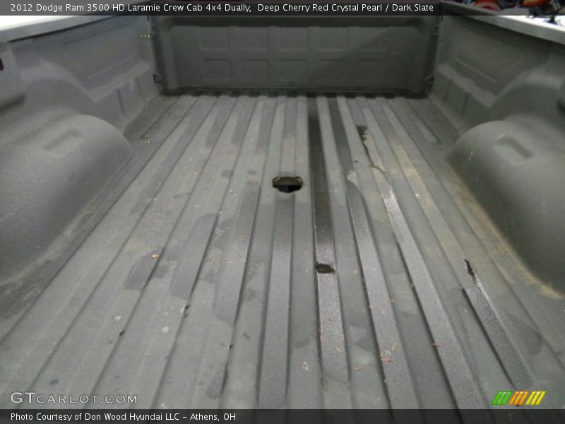 Deep Cherry Red Crystal Pearl / Dark Slate 2012 Dodge Ram 3500 HD Laramie Crew Cab 4x4 Dually