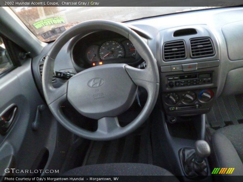 Dashboard of 2002 Accent L Coupe
