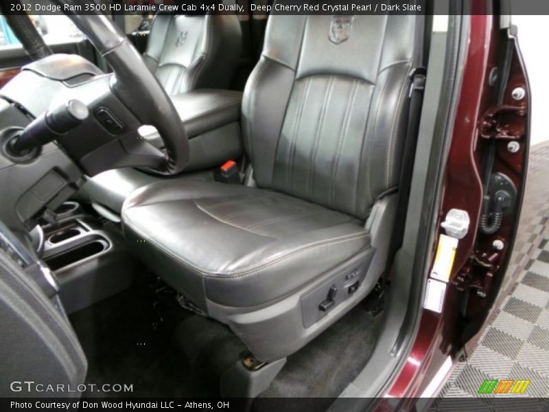 Deep Cherry Red Crystal Pearl / Dark Slate 2012 Dodge Ram 3500 HD Laramie Crew Cab 4x4 Dually