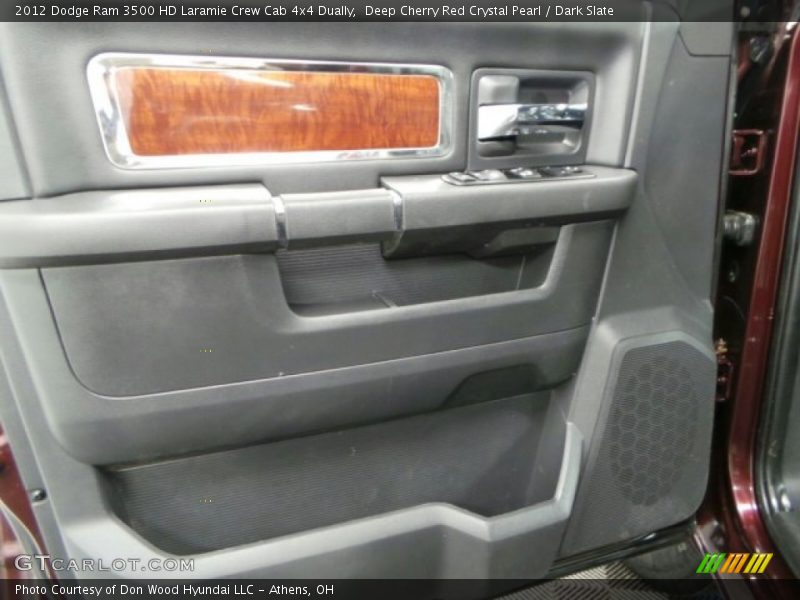 Deep Cherry Red Crystal Pearl / Dark Slate 2012 Dodge Ram 3500 HD Laramie Crew Cab 4x4 Dually