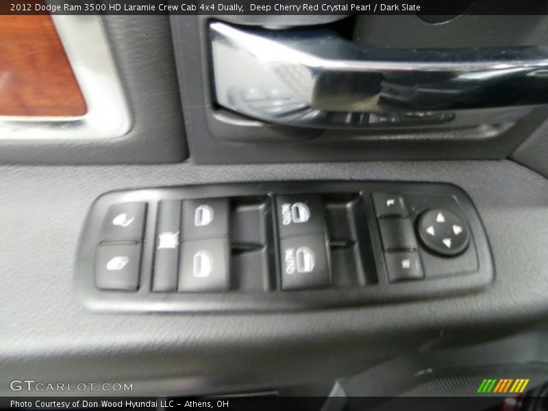 Deep Cherry Red Crystal Pearl / Dark Slate 2012 Dodge Ram 3500 HD Laramie Crew Cab 4x4 Dually