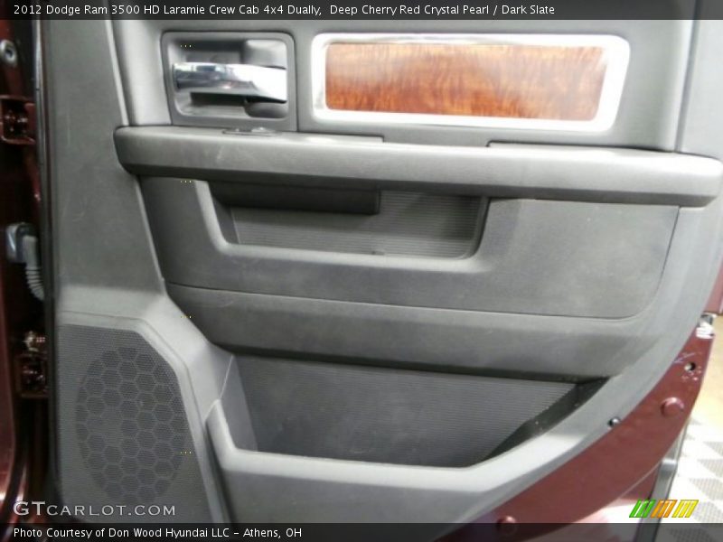 Deep Cherry Red Crystal Pearl / Dark Slate 2012 Dodge Ram 3500 HD Laramie Crew Cab 4x4 Dually