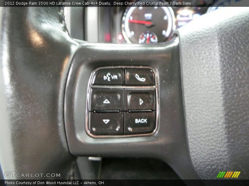 Deep Cherry Red Crystal Pearl / Dark Slate 2012 Dodge Ram 3500 HD Laramie Crew Cab 4x4 Dually