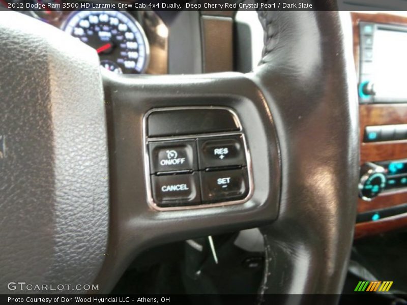 Deep Cherry Red Crystal Pearl / Dark Slate 2012 Dodge Ram 3500 HD Laramie Crew Cab 4x4 Dually