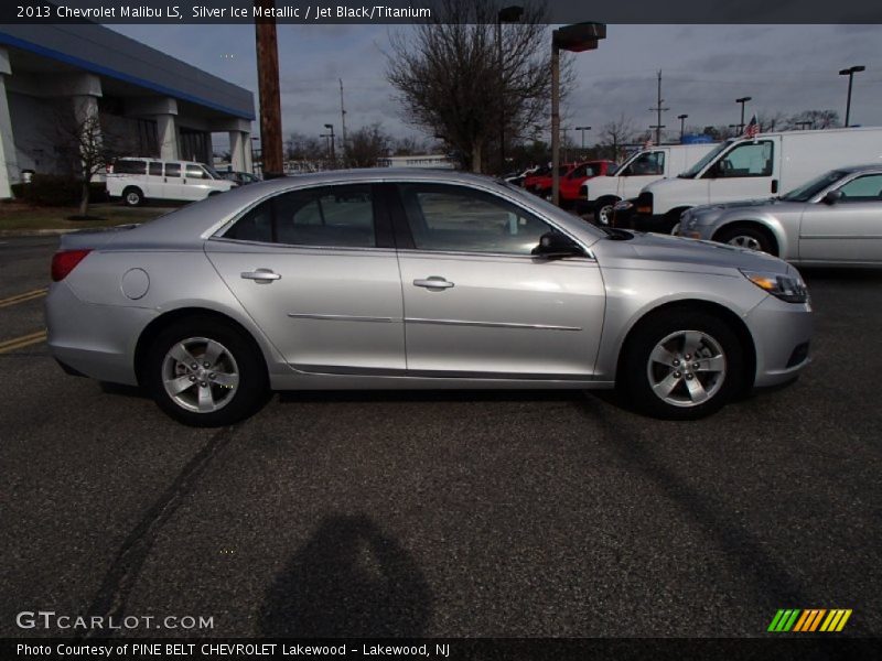 Silver Ice Metallic / Jet Black/Titanium 2013 Chevrolet Malibu LS