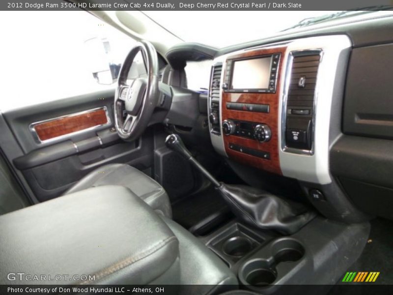 Deep Cherry Red Crystal Pearl / Dark Slate 2012 Dodge Ram 3500 HD Laramie Crew Cab 4x4 Dually