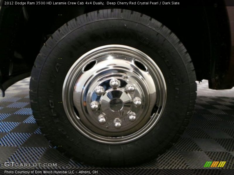 Deep Cherry Red Crystal Pearl / Dark Slate 2012 Dodge Ram 3500 HD Laramie Crew Cab 4x4 Dually